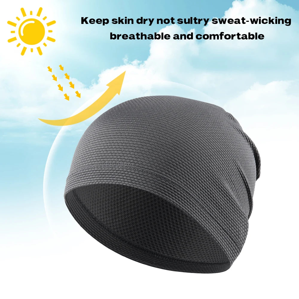 GUMAO Cooling Running Cap — Quick-Dry Breathable Beanie