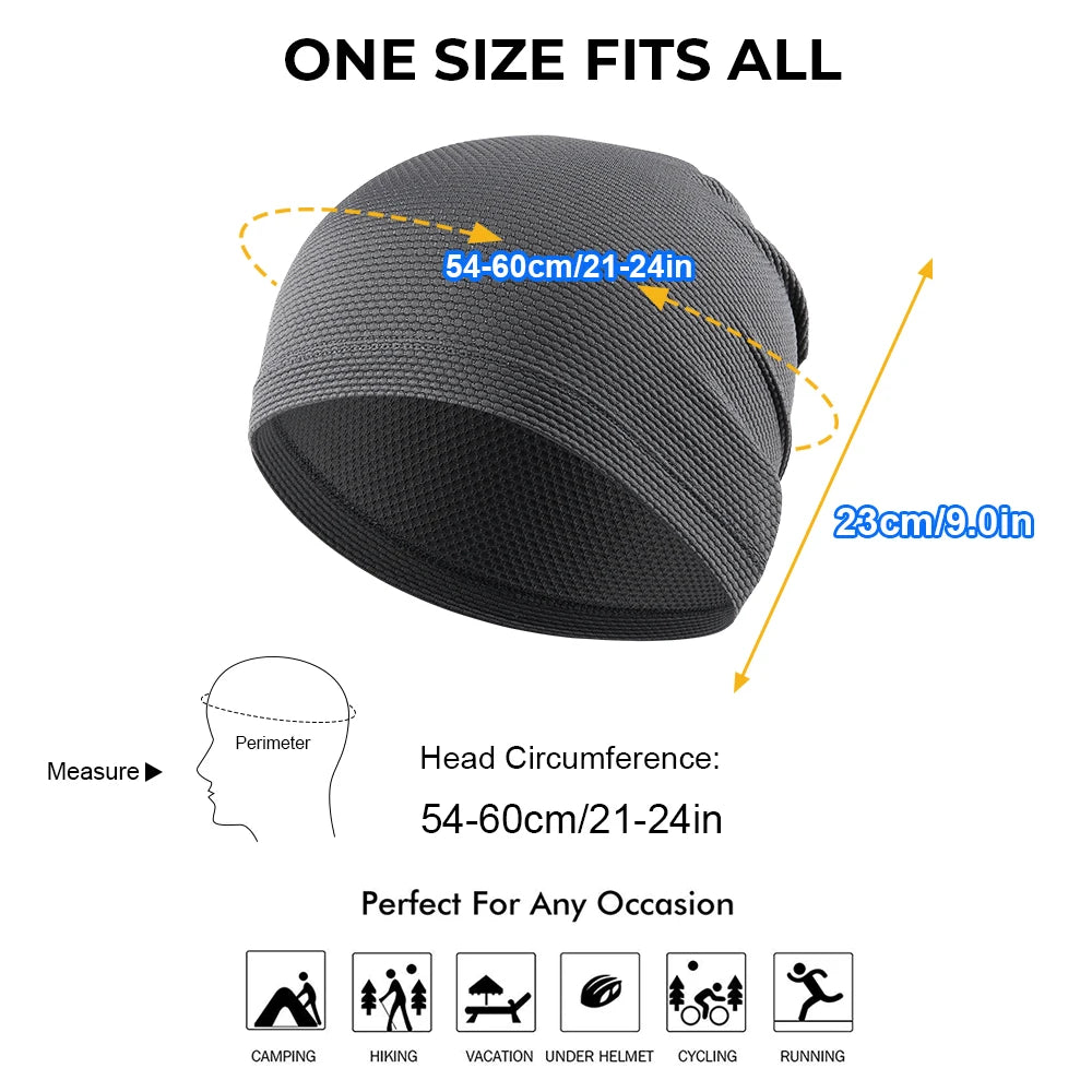 GUMAO Cooling Running Cap — Quick-Dry Breathable Beanie