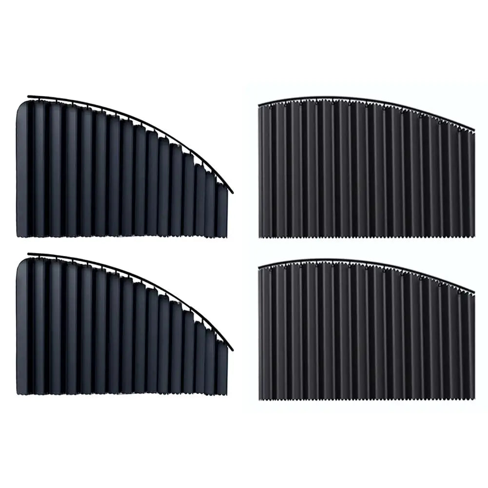 Automatic Telescopic Side Window Sunshade — Embedded Track System
