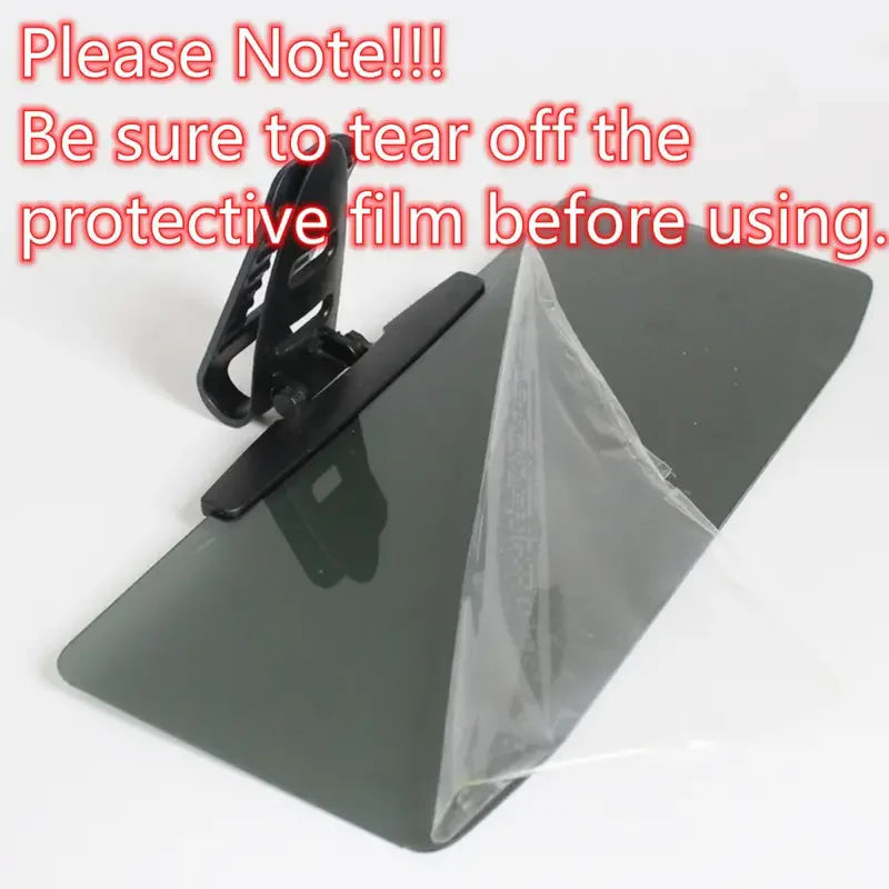 Car Anti-Glare Mirror Sunshade — UV & Strong Light Protection