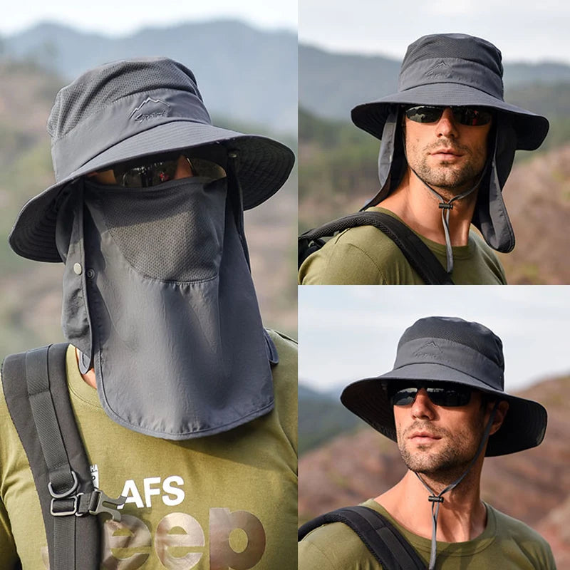 Quick-Dry Fisherman's Sun Hat — Breathable Outdoor Protection