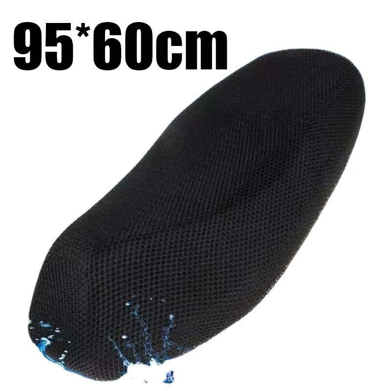 3D Mesh Motorcycle Seat Cover — Breathable Anti-Slip Cushion