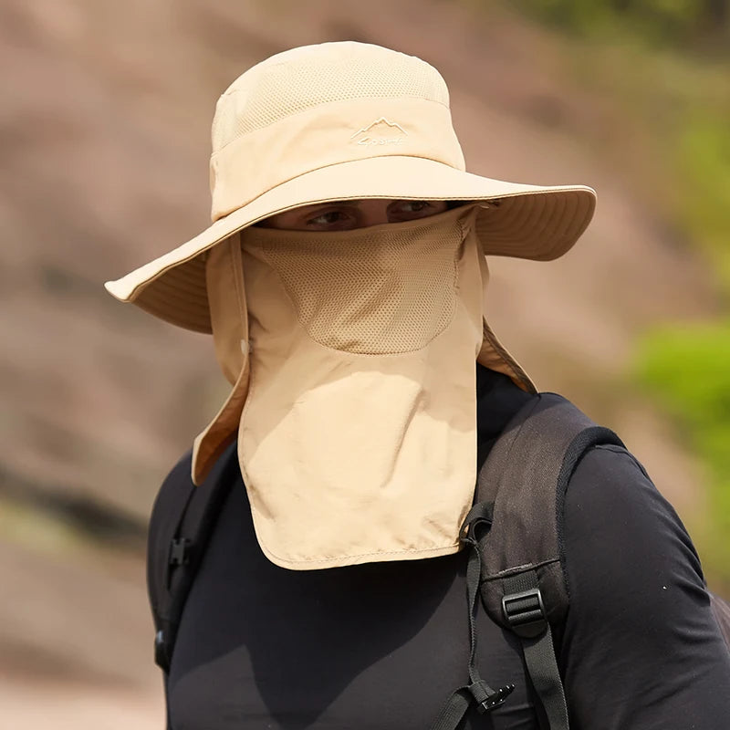 Quick-Dry Fisherman's Sun Hat — Breathable Outdoor Protection