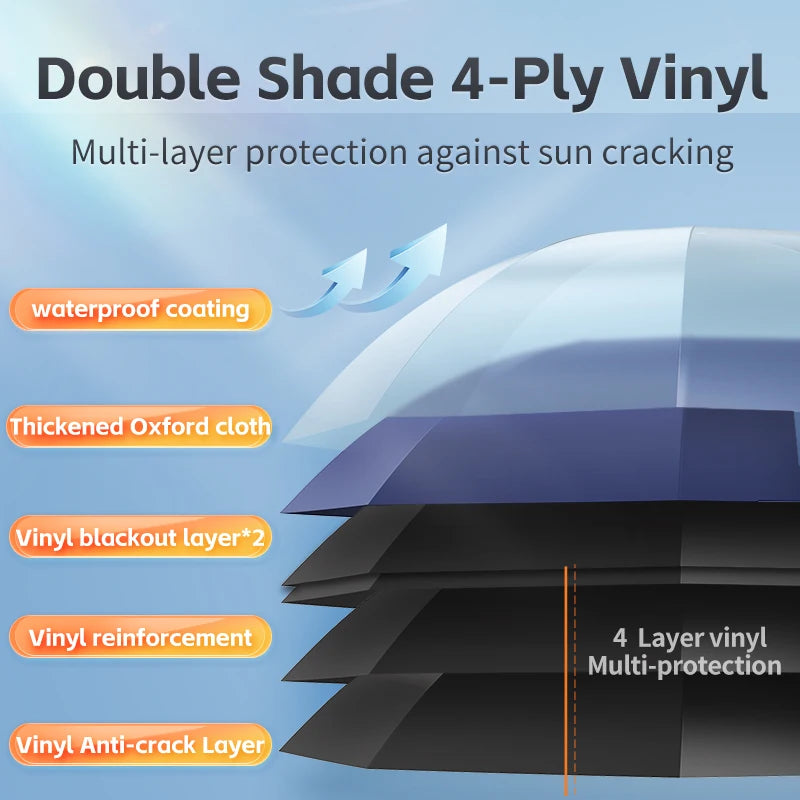 Hands-Free Umbrella Hat — UPF 50+ Sun Protection