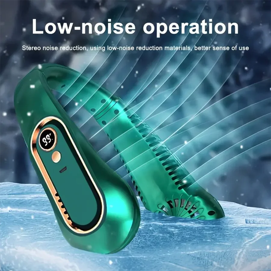HAOYUNMA Wearable Neck Fan — Bladeless Portable AC