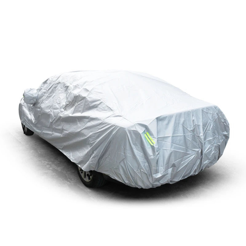 JIUWAN Universal Car Cover — Sun, Snow & Dust Protection