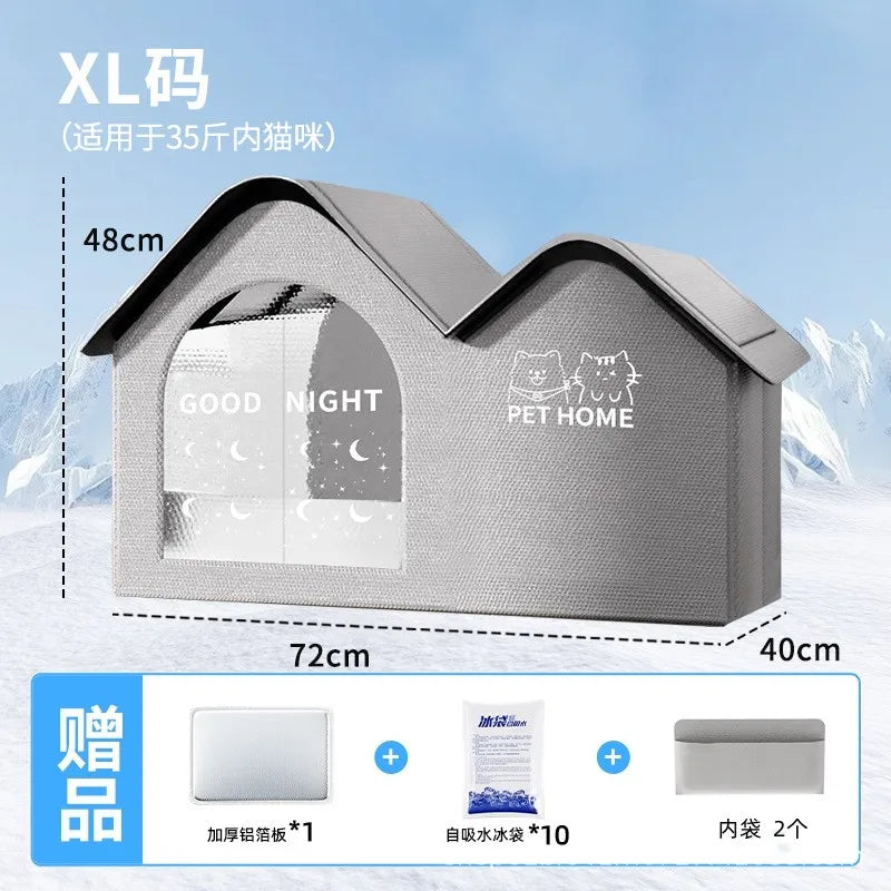Cat Air-Conditioning House — Summer Cooling Villa