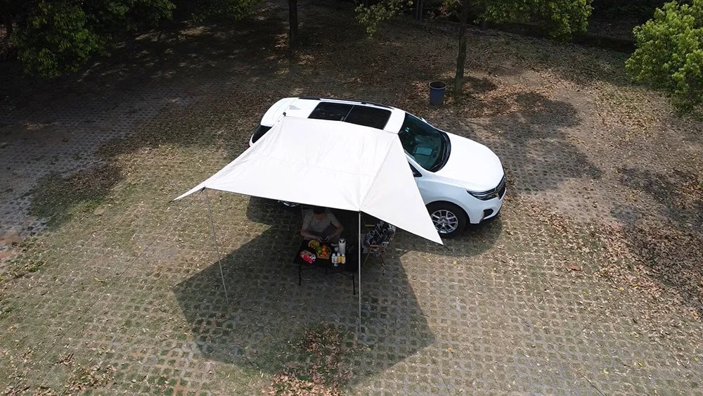 SUV Side Awning — Instant Shade & Waterproof Shelter