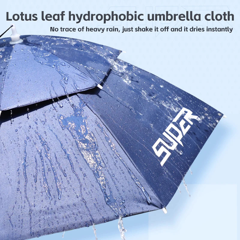 Hands-Free Umbrella Hat — UPF 50+ Sun Protection