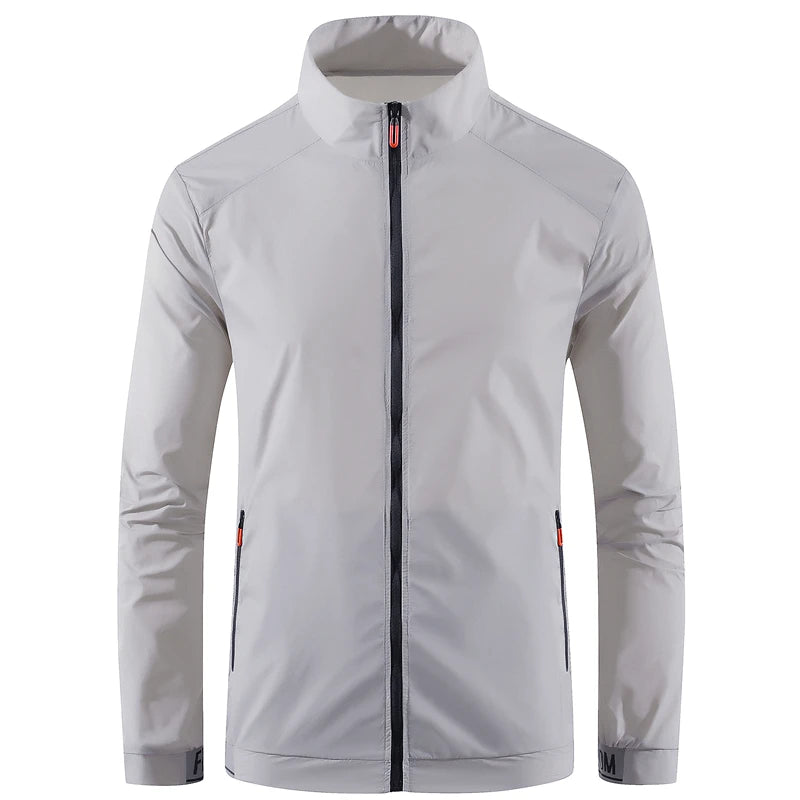 Men's Ice Silk UV Protection Jacket — Ultra-Thin Summer Wear