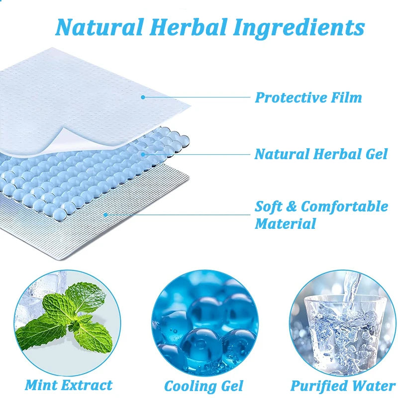 JYN Instant Cooling Patches — Long-Lasting Heat Relief Stickers