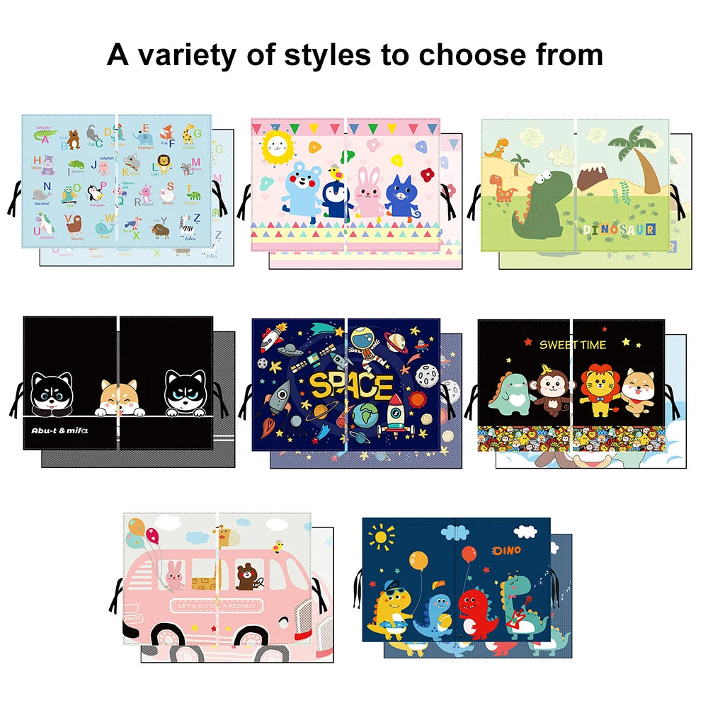 Magnetic Car Window Sunshade with Mosquito Net