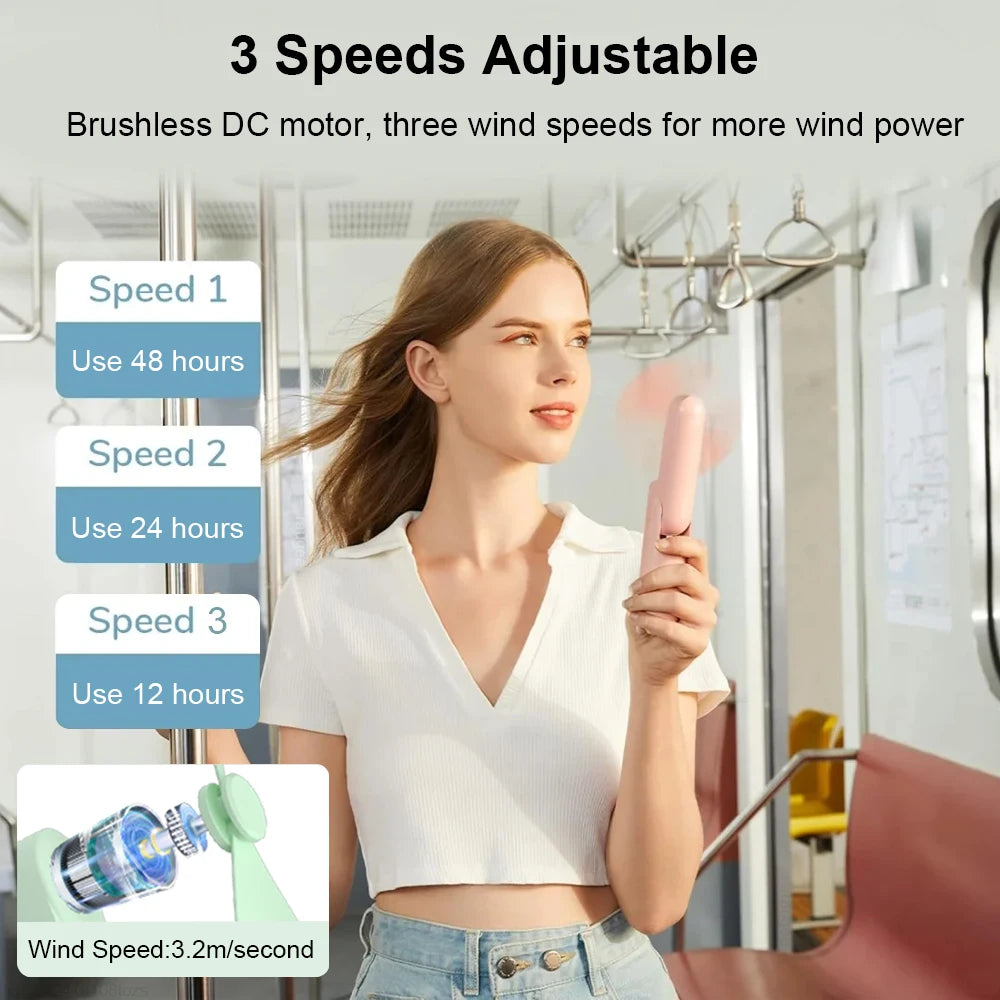 Raugee 2-in-1 Portable Fan & Power Bank