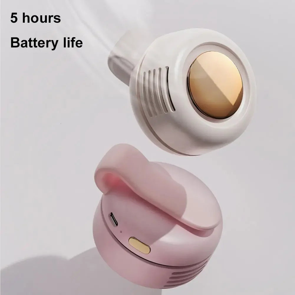 360° Silent Waist Fan — 60-Blade Bladeless Cooling