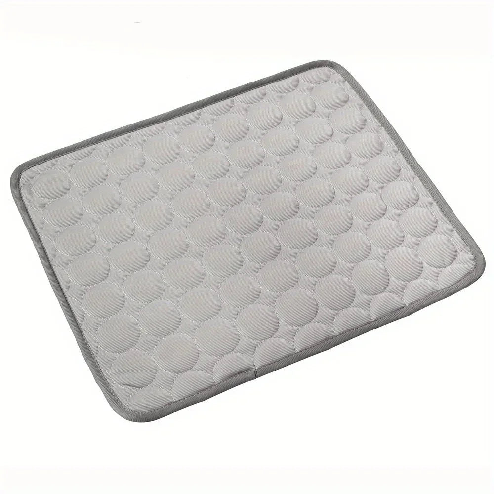 YEGBONG Cooling Pet Bed — Breathable Ice Silk Cushion