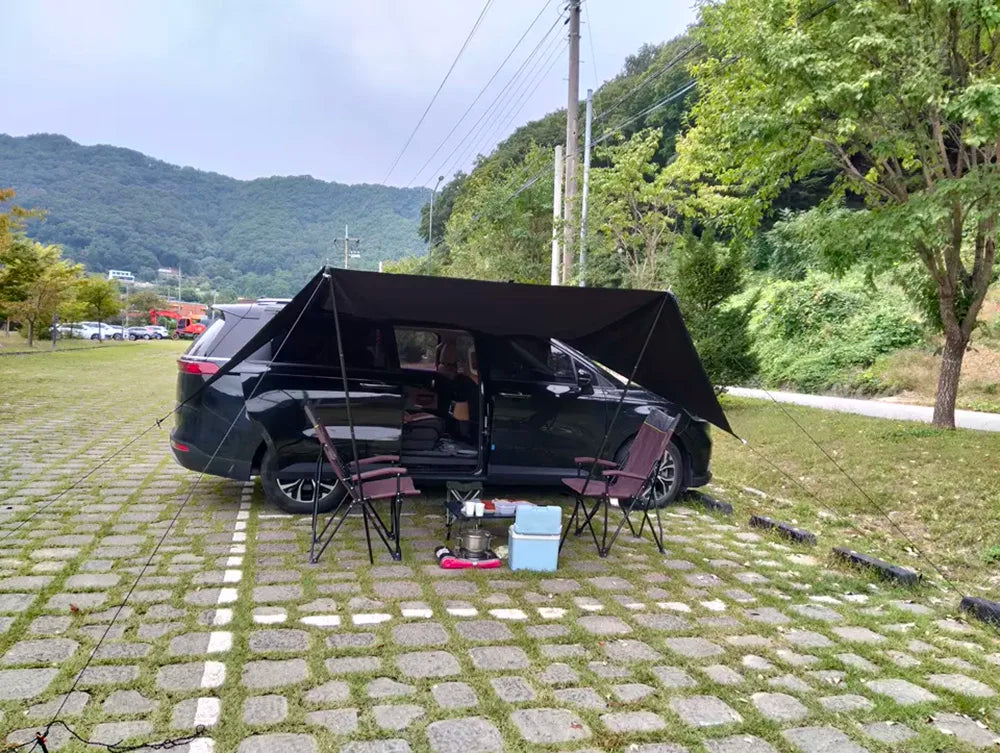 SUV Side Awning — Instant Shade & Waterproof Shelter
