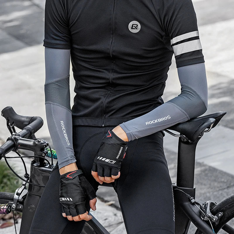 ROCKBROS Ice Silk UV Protection Arm Sleeves