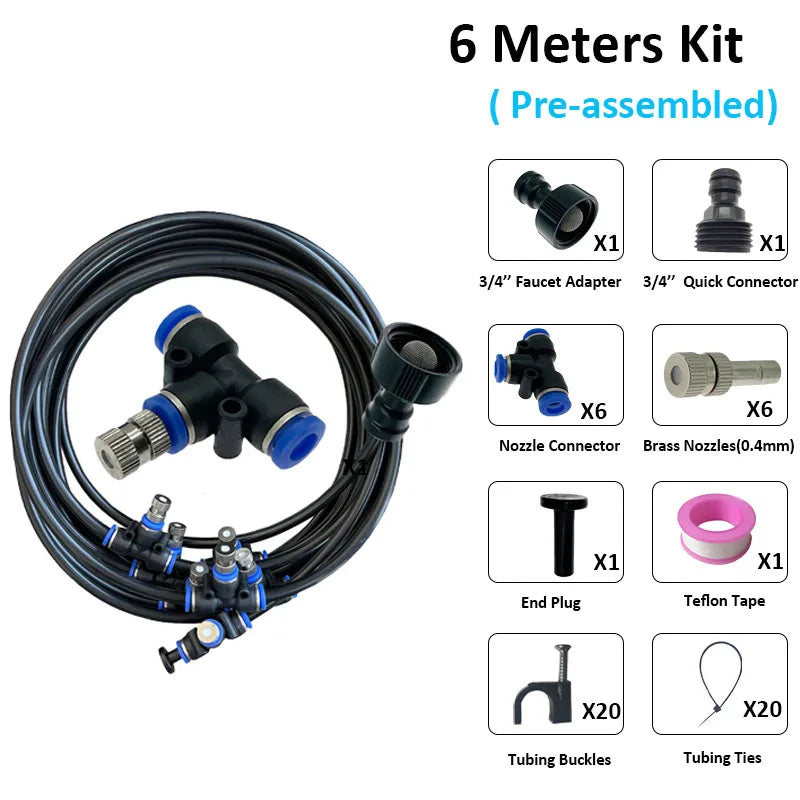 Outdoor Misting System — Instant Patio & Garden Cooling
