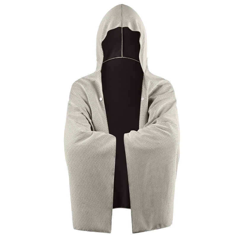 4-in-1 Cooling Hooded Poncho — Instant Cool-Down Wrap