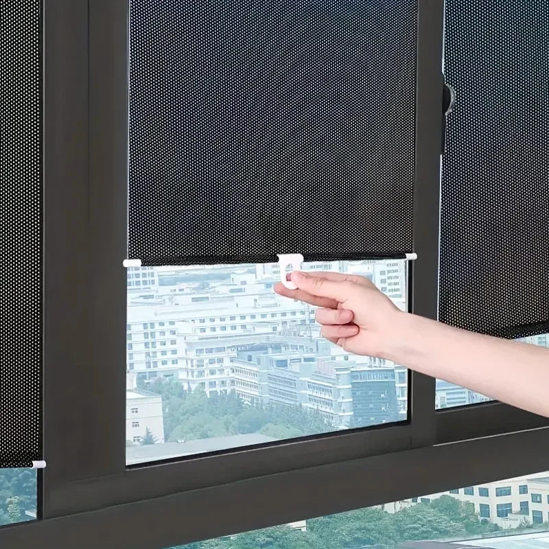 Suction Cup Telescopic Window Sunshade — Home Heat Insulation