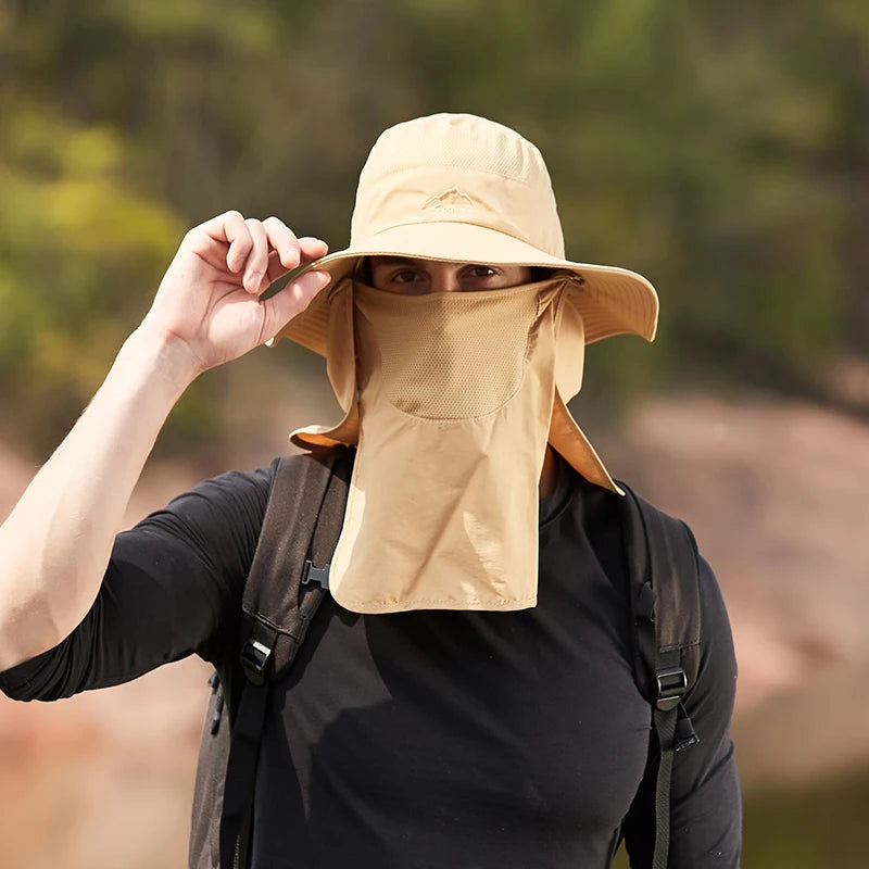 Quick-Dry Fisherman's Sun Hat — Breathable Outdoor Protection