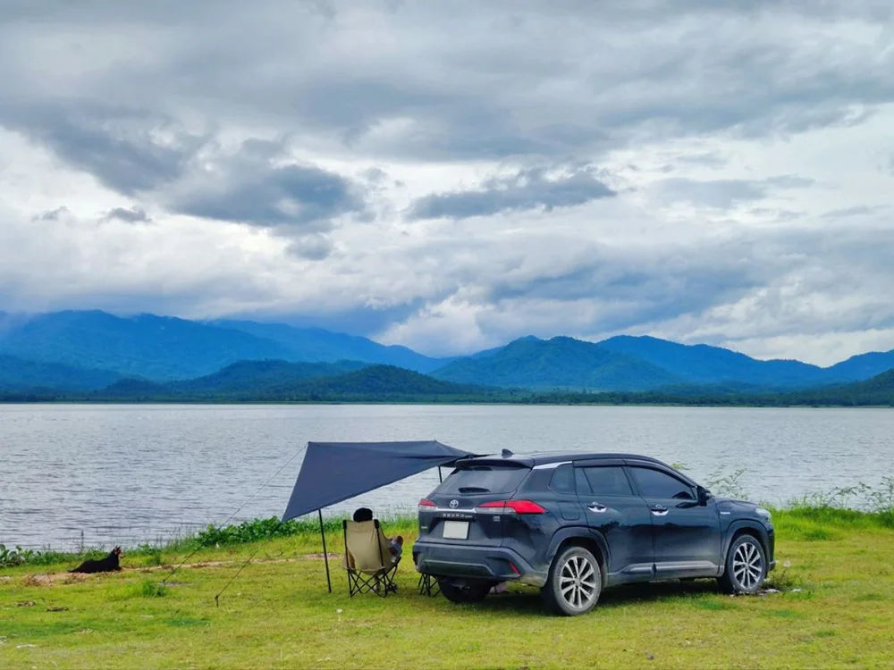 SUV Side Awning — Instant Shade & Waterproof Shelter