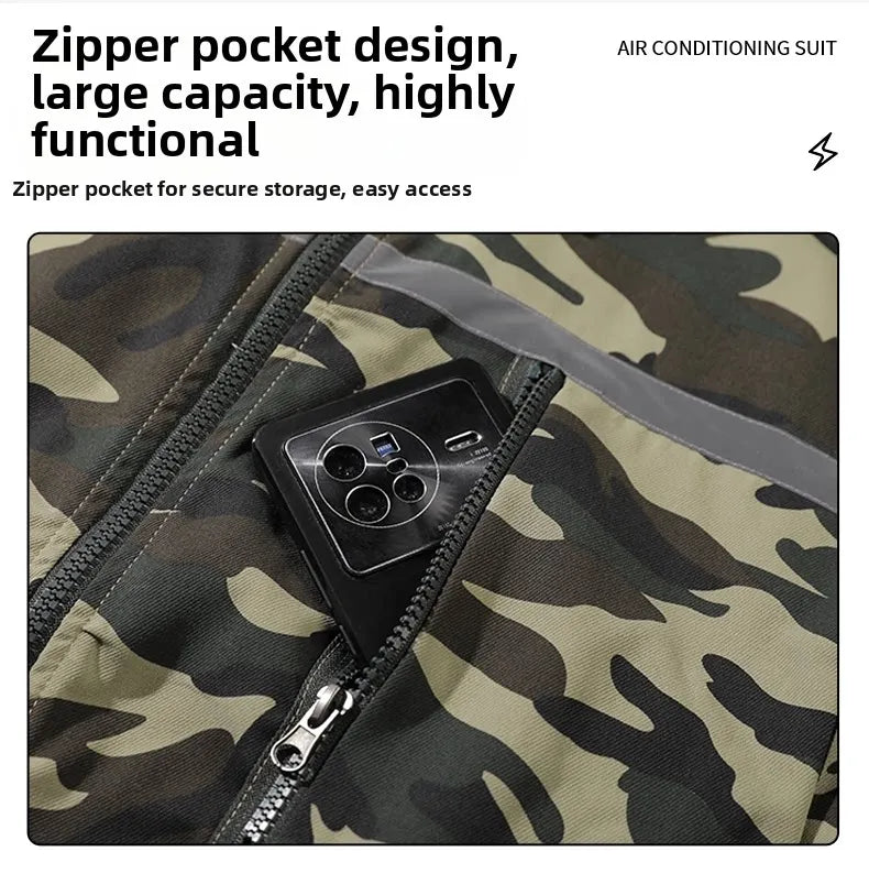 G-MACHT 4-Fan Cooling Jacket — Ultralight Air Conditioning Wear