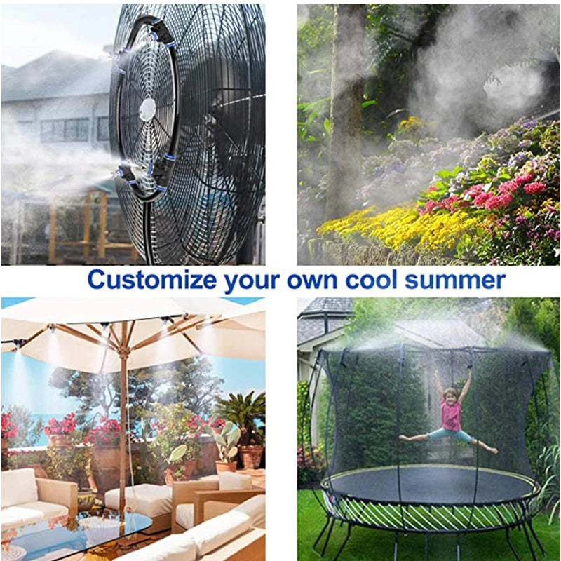 Outdoor Misting System — Instant Patio & Garden Cooling