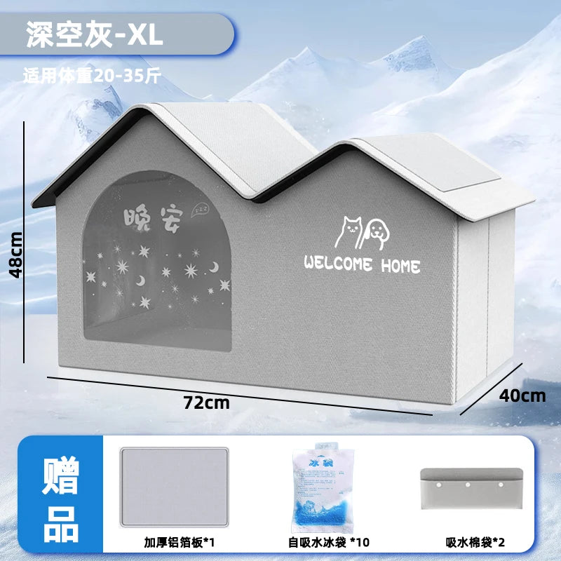 Cat Air-Conditioning House — Summer Cooling Villa