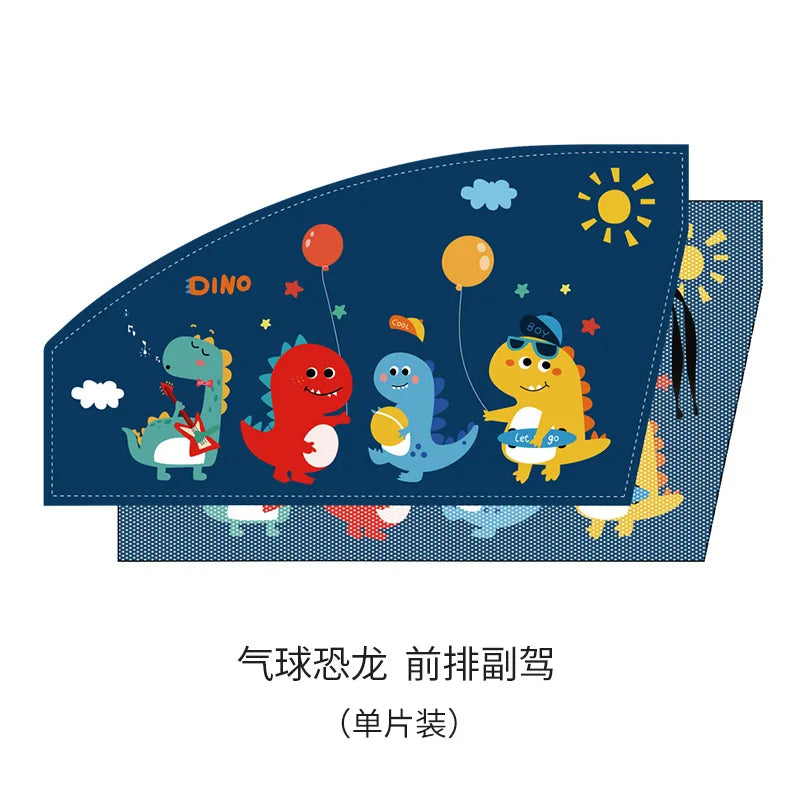 Magnetic Car Window Sunshade with Mosquito Net