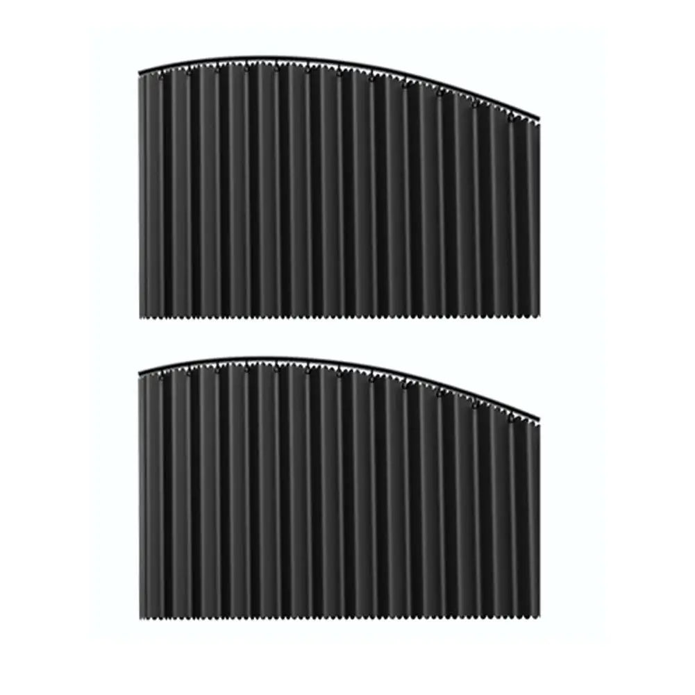 Automatic Telescopic Side Window Sunshade — Embedded Track System