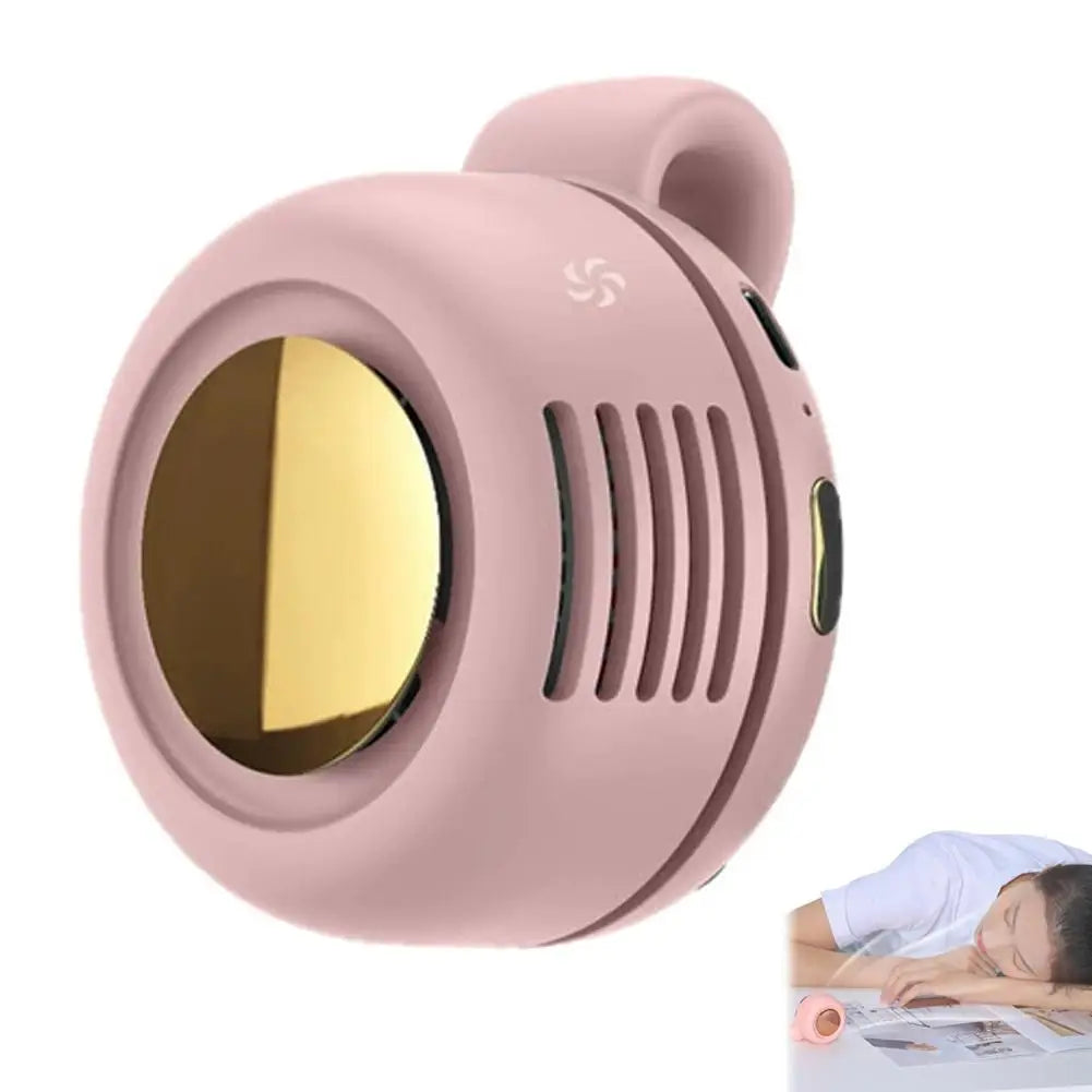 360° Silent Waist Fan — 60-Blade Bladeless Cooling