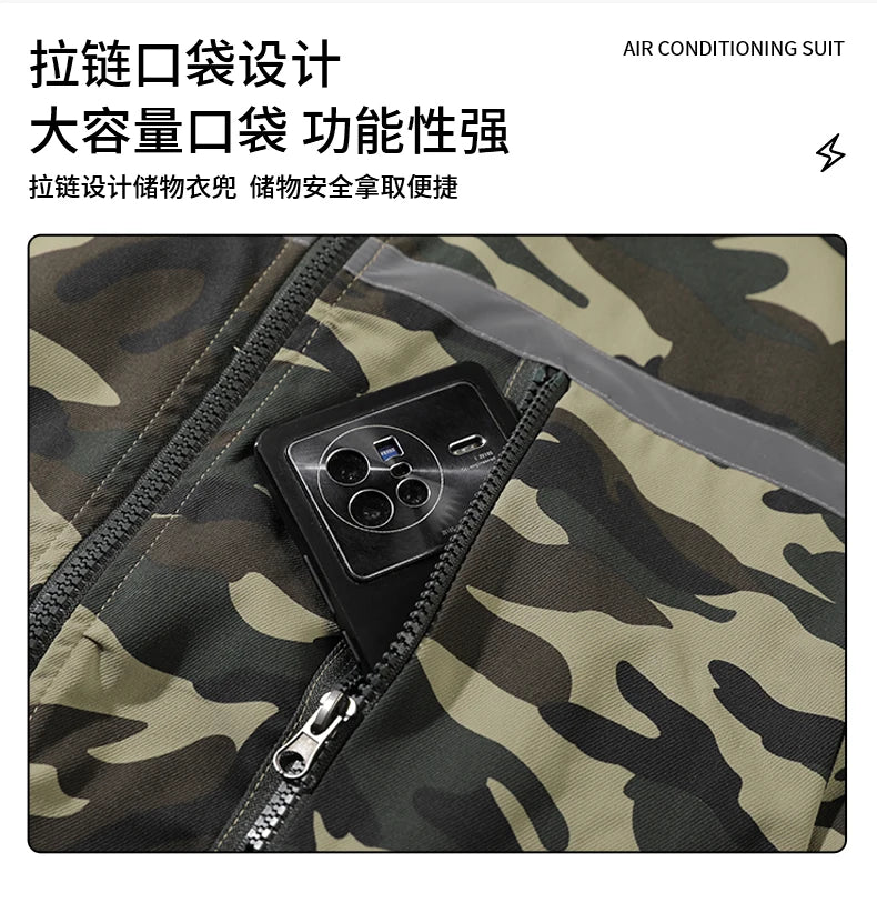 G-MACHT 4-Fan Cooling Jacket — Ultralight Air Conditioning Wear