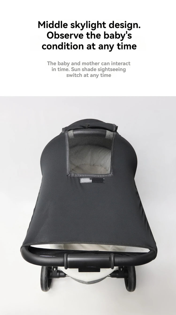 Universal Baby Stroller Sun Shade — UV Protection Canopy