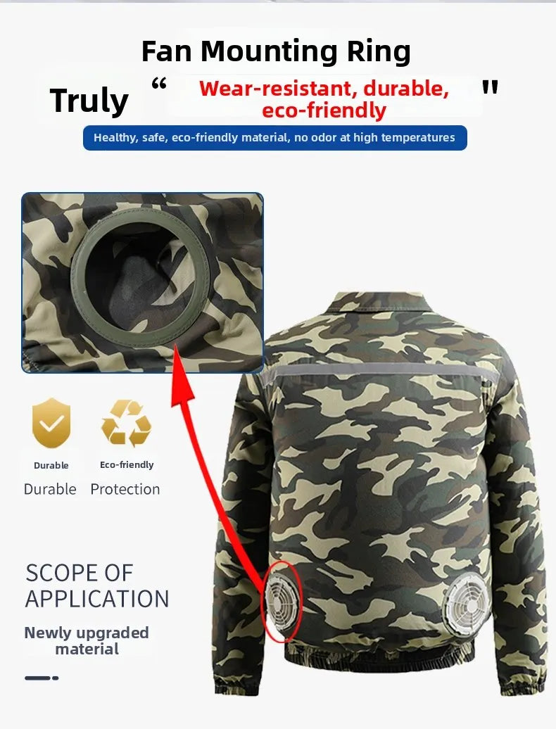 G-MACHT 4-Fan Cooling Jacket — Ultralight Air Conditioning Wear