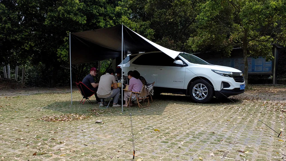 SUV Side Awning — Instant Shade & Waterproof Shelter