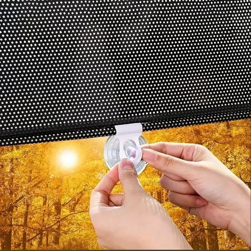 Suction Cup Telescopic Window Sunshade — Home Heat Insulation