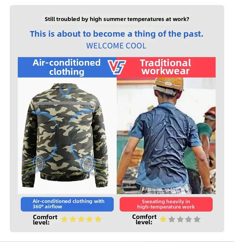 G-MACHT 4-Fan Cooling Jacket — Ultralight Air Conditioning Wear