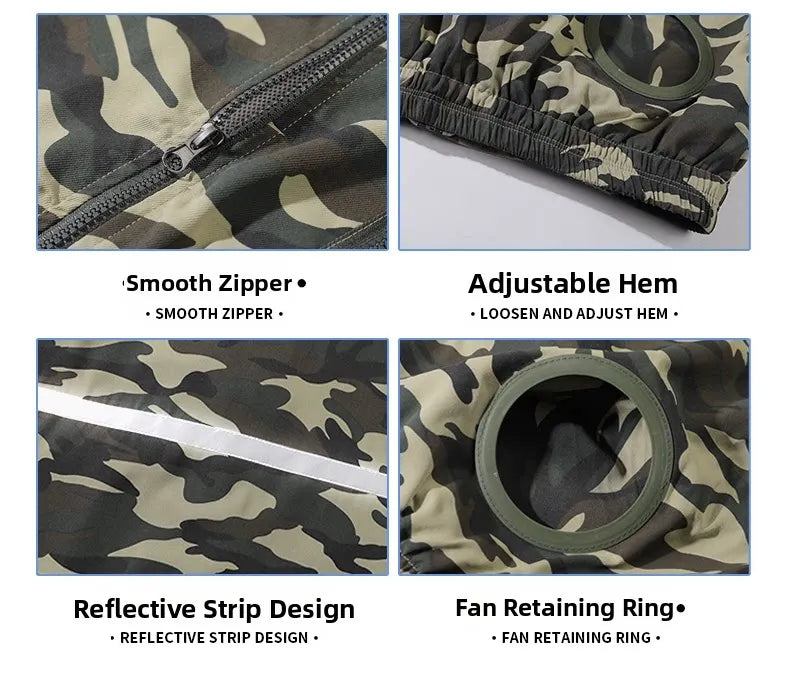 G-MACHT 4-Fan Cooling Jacket — Ultralight Air Conditioning Wear