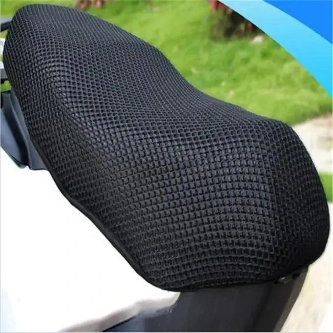3D Mesh Motorcycle Seat Cover — Breathable Anti-Slip Cushion