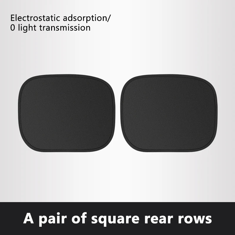 SEAMETAL Electrostatic Side Window Sunshade — 4-Layer UV Blocker