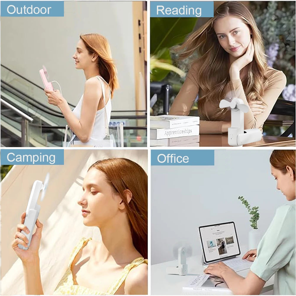 Raugee 2-in-1 Portable Fan & Power Bank