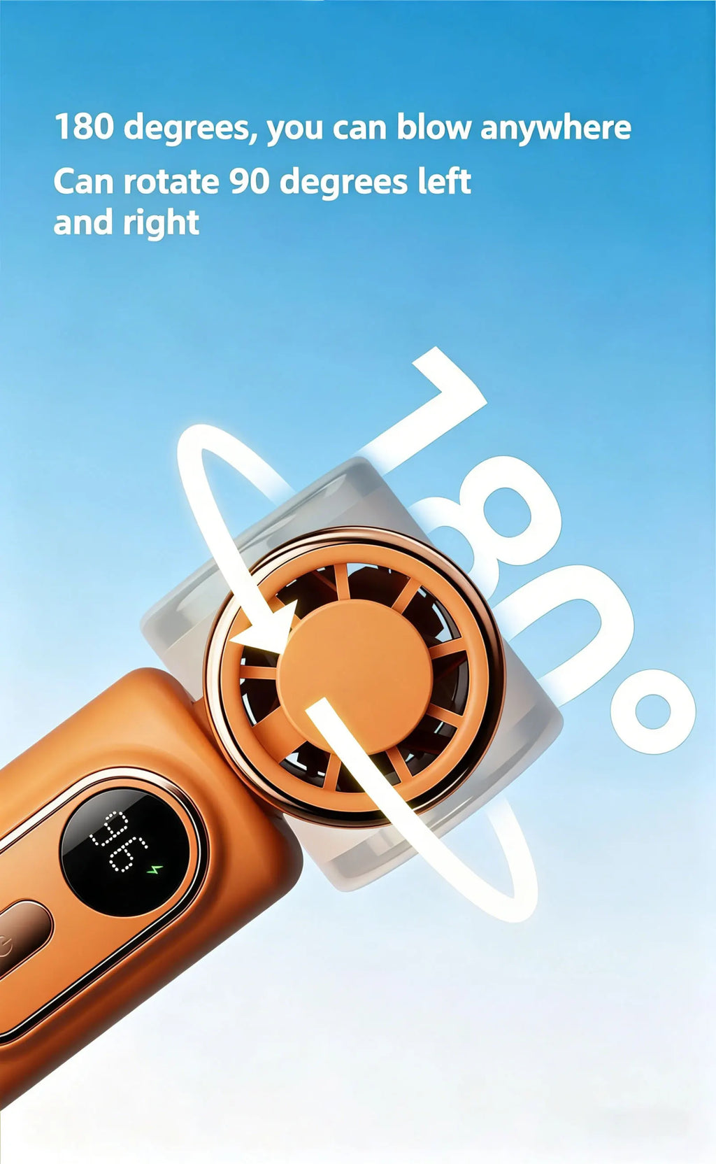 Portable Mini Clip Fan — Handheld & Umbrella-Mount Cooling