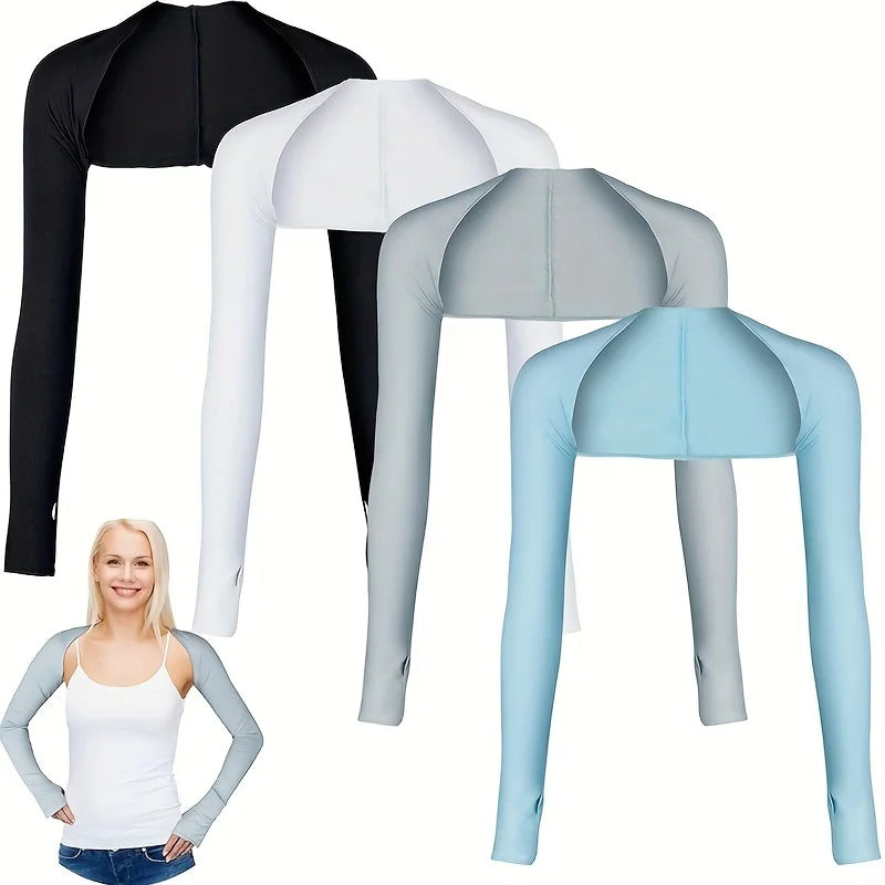 Women's Sun Protection Shawl — Lightweight Sport Sleeves