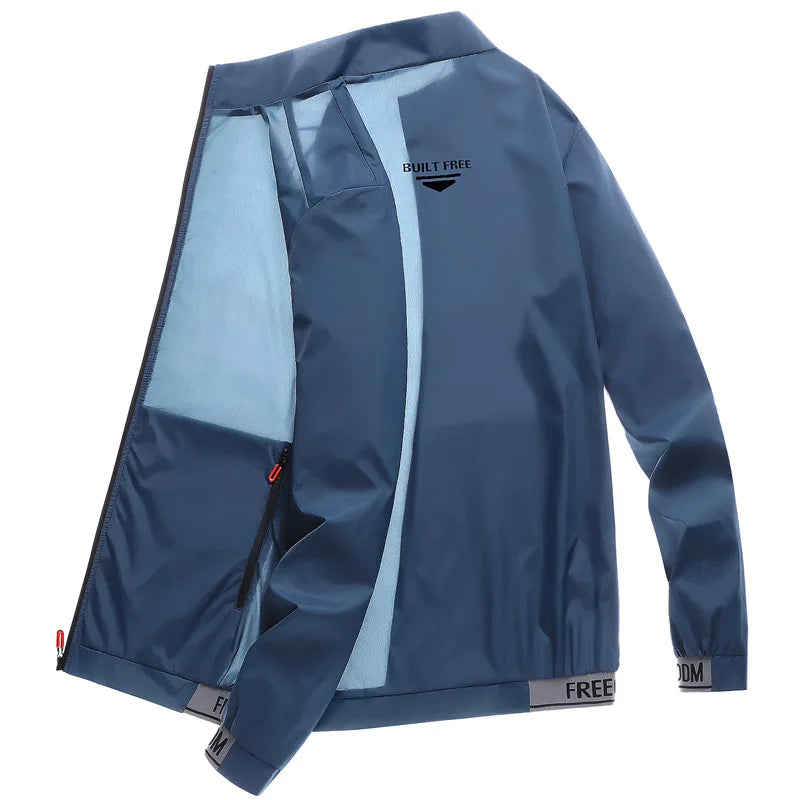 Men's Ice Silk UV Protection Jacket — Ultra-Thin Summer Wear