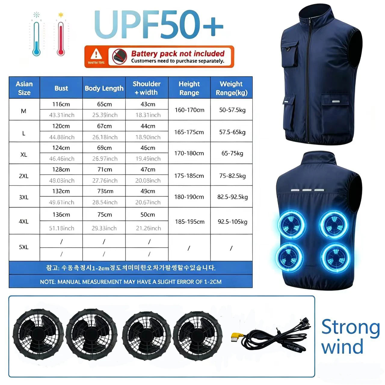 Built-In Fan Cooling Workwear — Short Sleeve