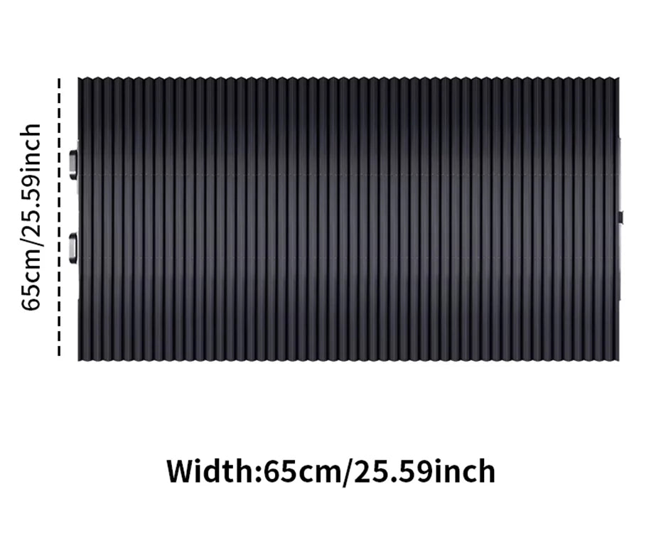 CORNING Retractable Windshield Sunshade — 99% UV Protection