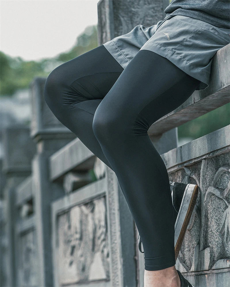 West Biking Ice Silk Compression Leg Sleeves — UV Protection
