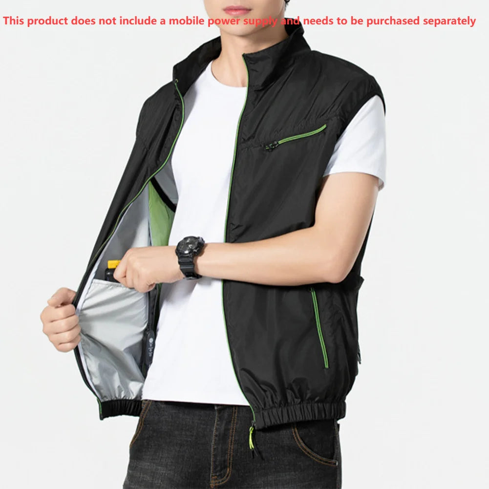 APWIKOGER Cooling Vest — 3-Speed Ice Fan Vest