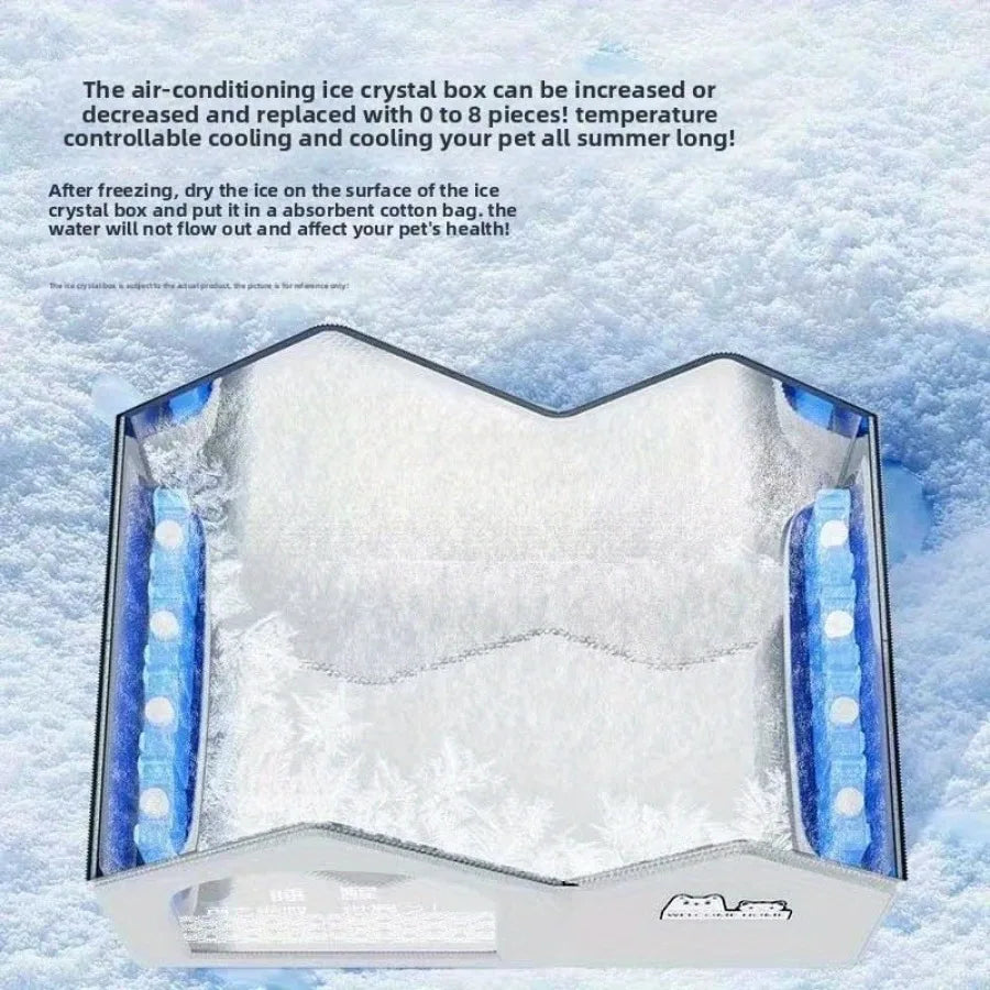 Cooling Pet Bed — Summer Ice House for Cats & Dogs
